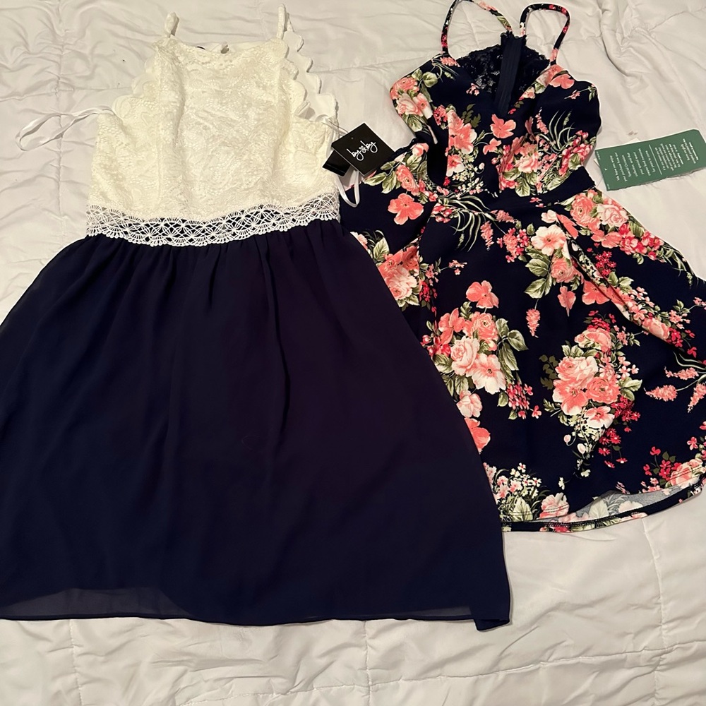 Size 9 dresses. Brand new never worn. Tags still on them.